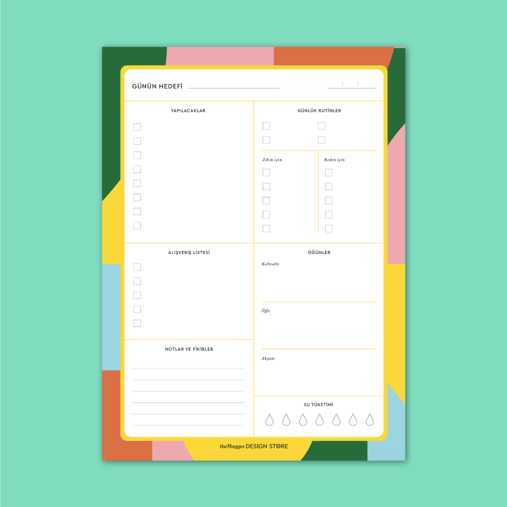 THE MAGGER Notepad Günlük
